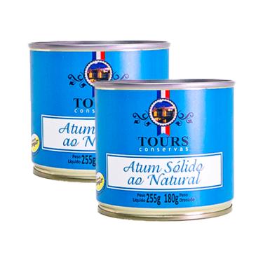 Imagem de Kit 2X: Atum Sólido ao Natural Tours 255g