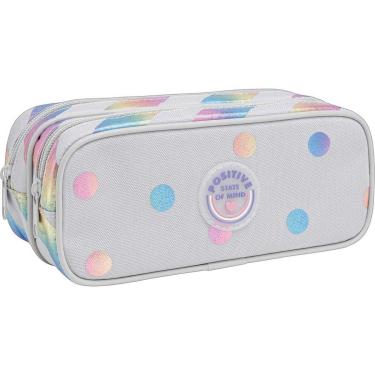 Imagem de ESTOJO DUPLO ACADEMIE LISTRAS E POAS METALIZADO TILIBRA