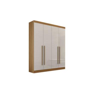 Imagem de Guarda-Roupa Da Vinci Plus 4 Portas 3 Gavetas sem pés - D' Doro, Cinam