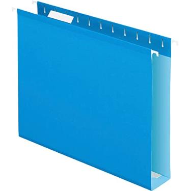 Imagem de Pendaflex Pastas suspensas reforçadas com capacidade extra 04152X2 BLU, azul