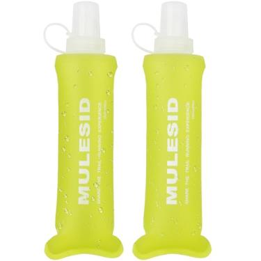 Imagem de MULESID Frasco macio para corrida, garrafa de água dobrável, dobrável para viagem, colete de corrida, hidratação de poliuretano termoplástico de 250 ml para corredor (250 ml - pacote com 2)