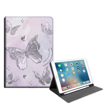 Imagem de Yzlvigrous Capa para ipad Mini 7 Gen 2024/ipad Mini 6 Gen 2021, Capa Fina de Suporte PU de 8.3 Polegadas com Despertar/sono Automático, Visualização em Vários Ângulos
