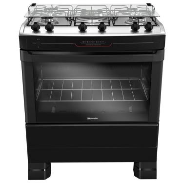 Imagem de Fogão Mueller 5 Bocas Preto Com Tripla Chama MFI5BF
