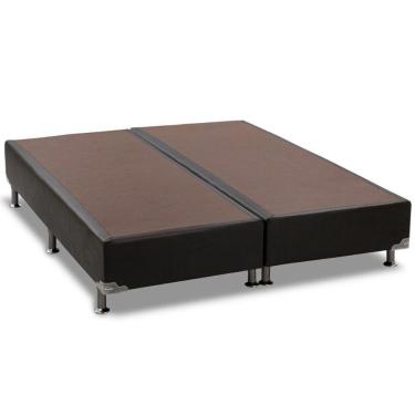 Imagem de Cama Box Base King Americana Courano Nero Black (193x203x23) - Ortobom