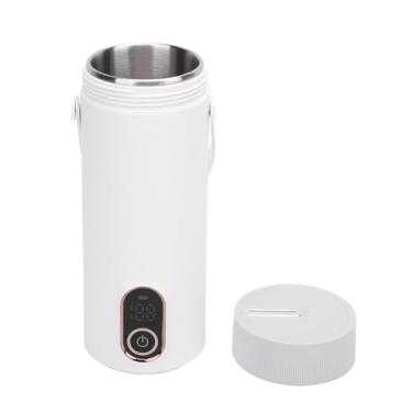 Imagem de Chaleira Elétrica de Viagem de 400ml, 4 Predefinições Variáveis, Mini Chaleira de café Portátil, Caldeira de água Quente Pessoal de Aço Inoxidável 304 para chá, café e Leite