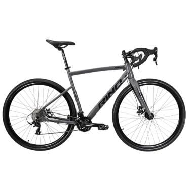 Imagem de Bicicleta Aro 700 Rino Gravel 18v Aluminio (Grafite, 56)