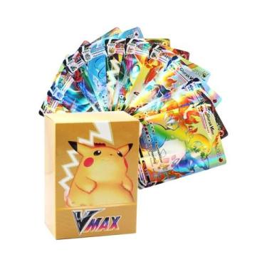 Imagem de Cartas De Jogo Pokémon GX V Mega Brilhantes Para Crianças 100PCS Brinq