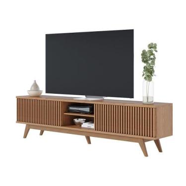 Imagem de Rack Para Sala Bancada De Tv 75 Pol 218cm Pollyana C04 - D'rossi Cor F