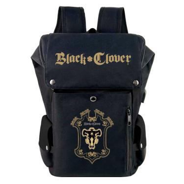 Imagem de Mochila Anime School Bag Blacks Clovers Kids 35x18x45cm