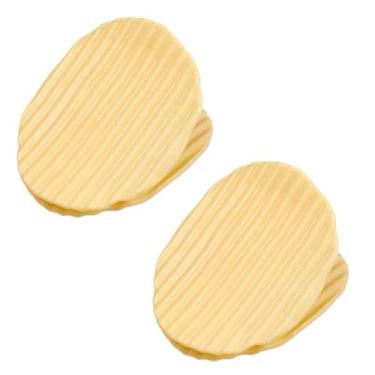 Imagem de 2 clipes de vedação de batata frita forma falsa manual divertido decoração saco de alimentos clipes de armazenamento (redondos)