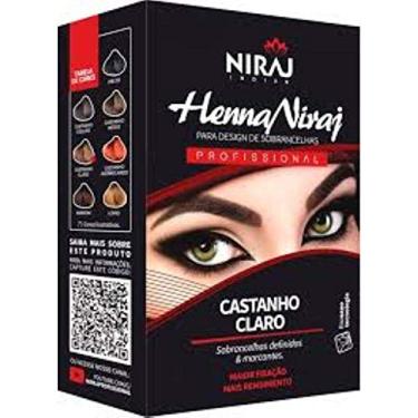 Imagem de Niraj Henna Para Sobrancelha 3,5GCastanho Claro