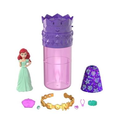 Imagem de Mattel Disney Princess Royal Color Reveal Garden Party Mini Doll with 6 Surprises Including a Scented Ring, 4 Accessories Included, Kids Toy, 3+ Years, HXH16