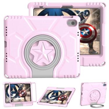 Imagem de DICEKOO Capa infantil para iPad 11ª/10ª geração de 11 polegadas/11 polegadas versão 2025/2022, protetor de tela integrado, durável, à prova de impacto, com suporte, capa infantil para Apple iPad 10