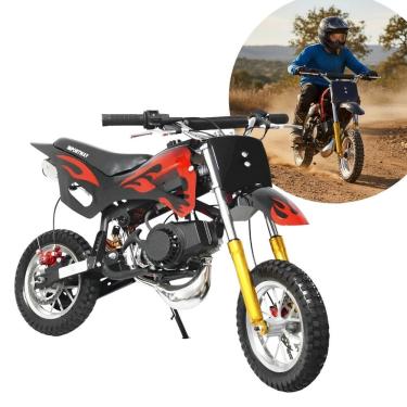Imagem de Mini Moto Infantil Gasolina 2 Tempos 49CC Cross Trilha Off Road Importway Iwmv001 Dirt