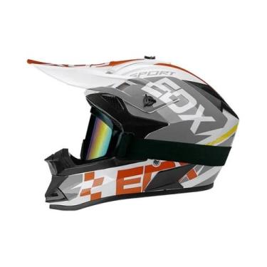 Imagem de Capacete De Motocross Unissex Para Adultos E Crianças, Certificado DOT