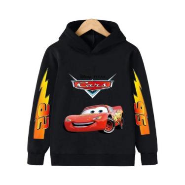 Imagem de Moletom Infantil Disney Cars Lightning McQueen, Conjunto Casual De Des