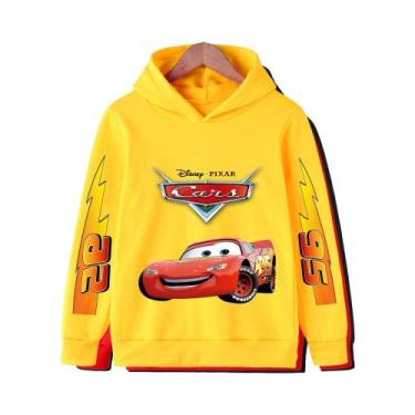 Imagem de Moletom Infantil Disney Cars Lightning McQueen, Conjunto Casual De Des