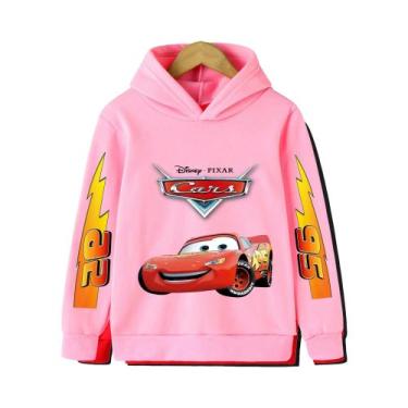 Imagem de Moletom Infantil Disney Cars Lightning McQueen, Conjunto Casual De Des