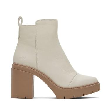 Imagem de TOMS Bota feminina Rya, Couro de areia clara, 38