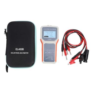Imagem de Fafeicy Multímetro de Painel Fotovoltaico, Testador de Painel Solar MPPT Com Tela LCD Grande para Fotovoltaico Medição de Corrente de Tensão de Ponto de Potência Máxima, Proteção