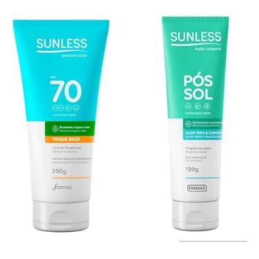 Imagem de Kit Sunless FPS70 200g + Pós-Sol Aloe e Camomila 120ml