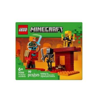 Imagem de Lego minecraft a batalha de lava no nether