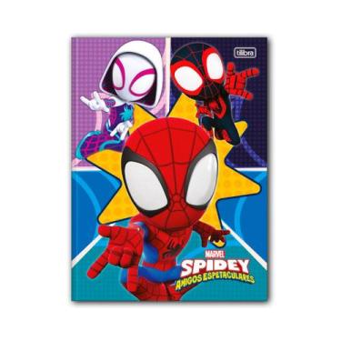 Imagem de Caderno brochura universitario spidey 80 folhas - tilibra