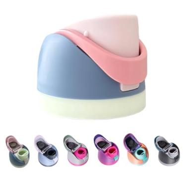 Imagem de Tampa de substituição para Owala, substituição superior de um botão, tampa de garrafa de água esportiva à prova de vazamento livre de BPA compatível com Owala 680.4 g 947.2 g 1,134.0 g 473.6 g (rosa