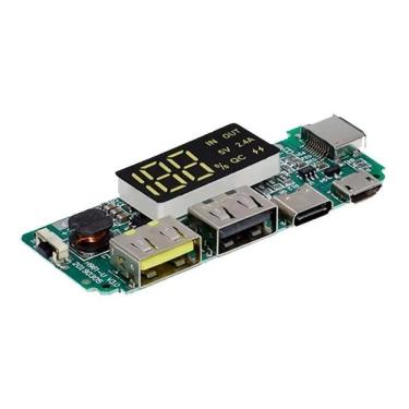 Imagem de 2X Modulo Usb Powerbank Carregador De Bateria 18650