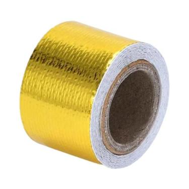 Imagem de Fita Térmica Autoadesiva Dourada De 2 Polegadas, Escudo De Isolamento 