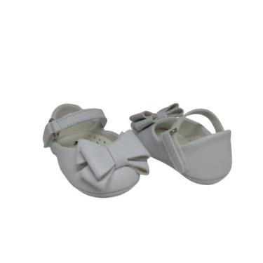 Imagem de Sapato de Bebe Sapatilha Laço Salomé Infantil Menina RN Manozinhos Bab