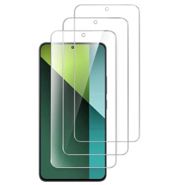Imagem de Para Redmi Note 13 Pro, 3 peças de vidro temperado protetor de tela filme de vidro