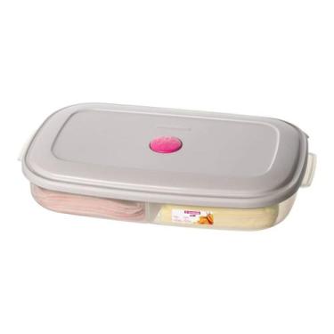 Imagem de Pote De Plástico Com Divisória Para Frios 1080ml Sanremo, 371/2