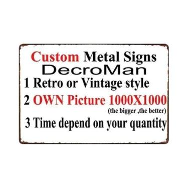 Imagem de Placa De Metal Personalizada Para Cozinha De Churrasco, Decoração De B