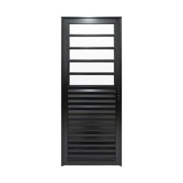 Imagem de Porta de Aluminio Basculante 210x80cm Linha Plus Abertura Esquerda - L