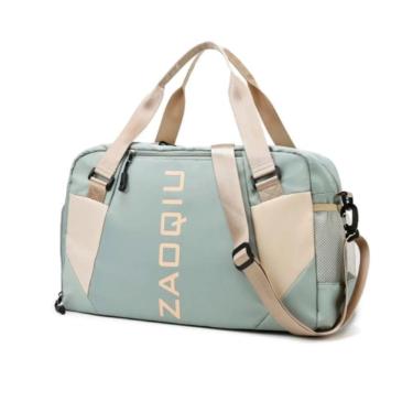 Imagem de Bolsa Mala Grande Alça Academia Esportiva Viagem, Piscina Ideal Para Viagens, Porta Sapatos - Verde