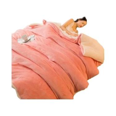 Imagem de Cobertor De Lã Dupla Face Tamanho Queen, Quente Para Inverno, Capa De 