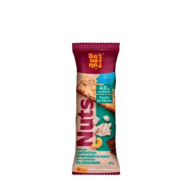 Imagem de Barra Nuts Coco e Chocolate Banana Brasil - 25g