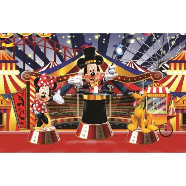 Imagem de Fundo Fotográfico Em Tecido Circo Mickey 2,60X1,50