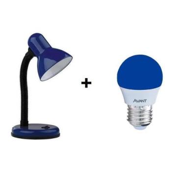 Imagem de Abajur Luminaria Mesa Lampada 4W Bolinha Luz ul E27 Bivolt - Kian E Av