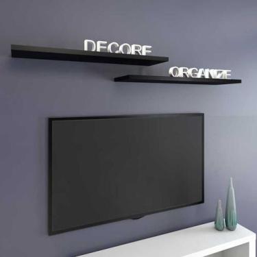 Imagem de Prateleira Flutuante 25x90 cms com suporte incluso PBS PLUS 2590 - Mul