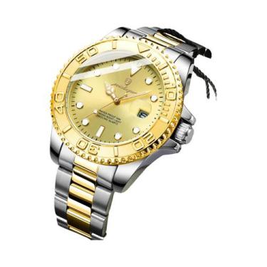 Imagem de Relógio De Quartzo Masculino POEDAGAR De Luxo À Prova D'água Em Aço In