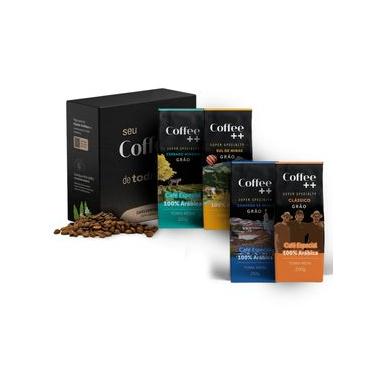 Imagem de Kit com 4 Pacotes  Café Especial Coffee Mais em Grãos -  4 x 250g