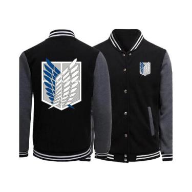 Imagem de Jaqueta De Beisebol Oversize Para Cosplay Masculino, Estilo Anime, Sol