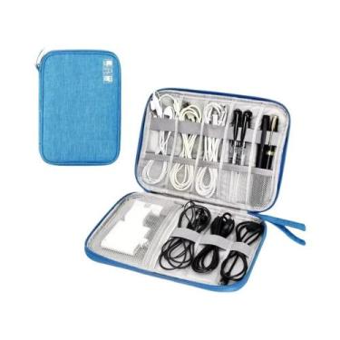 Imagem de Bolsa De Armazenamento Portátil E Impermeável Para Cabos De Viagem, Ca