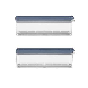 Imagem de Kit 2 Organizadores de Geladeira Electrolux Experience com Escorredor 2,3L