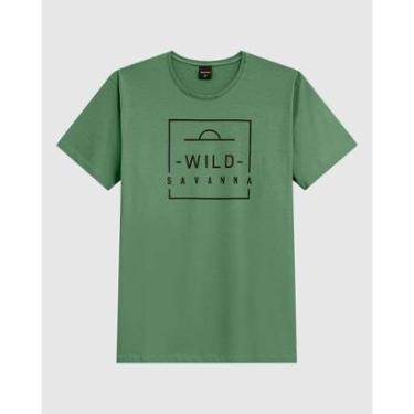 Imagem de Camiseta Masculina Estampa Lettering Frontal Em Malha Algodão-Masculino