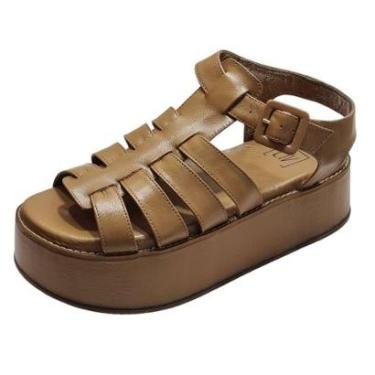 Imagem de Sandália Flatform Couro Coconut-Feminino