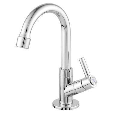 Imagem de Torneira de Lavatorio Higo Abs Cromado - 2190 C60 Bica Alta 1/4 Volta