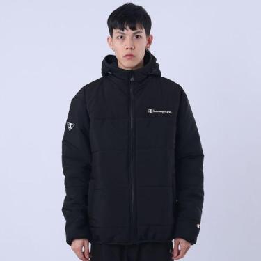 Imagem de Jaqueta puffer champion life script logo ink, P